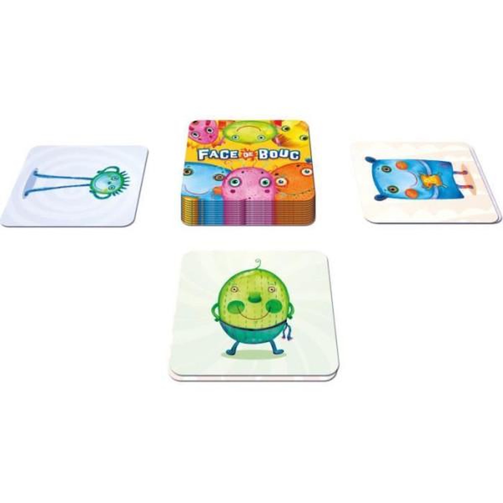 Voir la diapositive 4 : Asmodee Face de bouc - asmodee - jeu de mémoire amusant qui encourage la créativité - des 6 ans