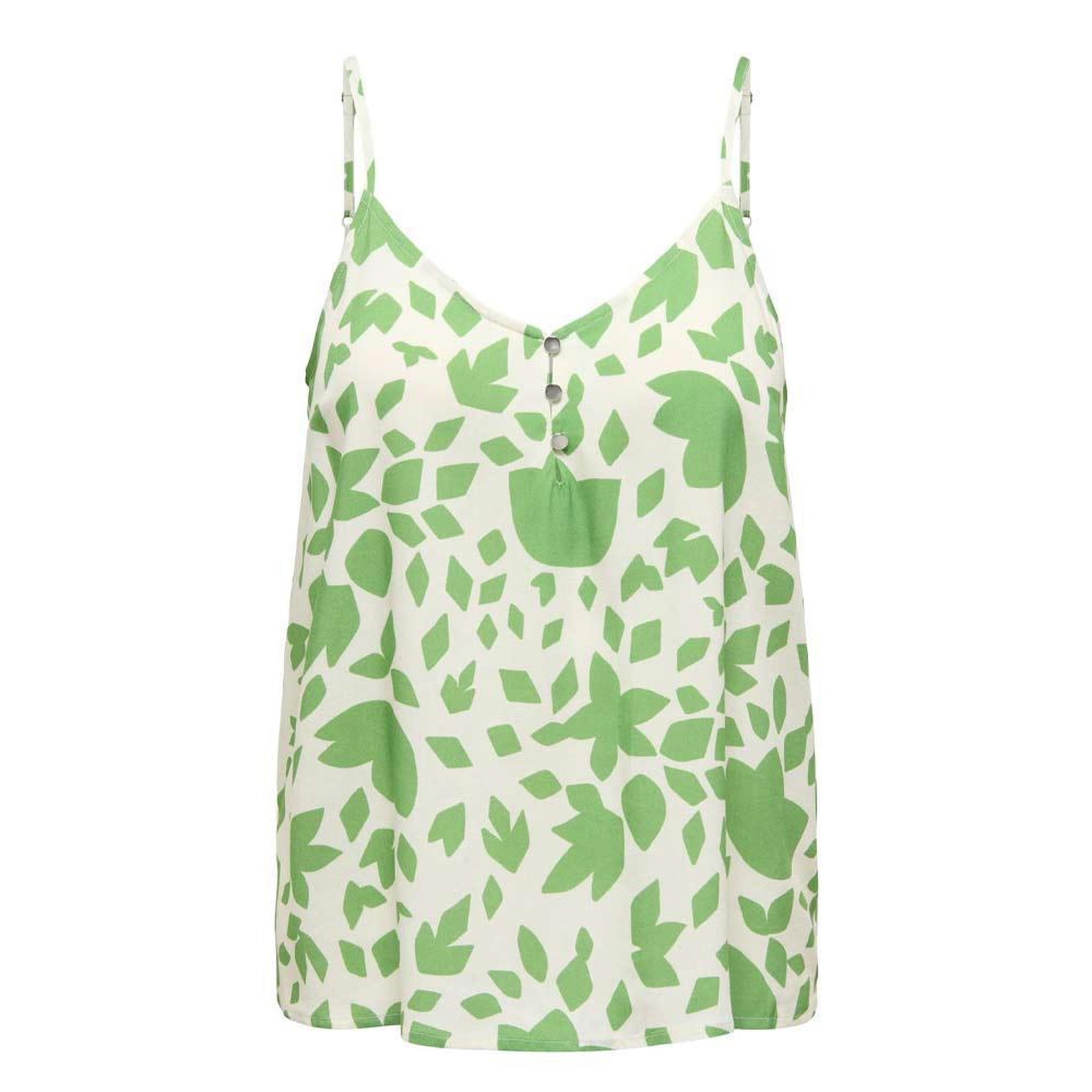 Only Débardeur Beige/Vert Femme Only Selina. Coloris disponibles : Beige
