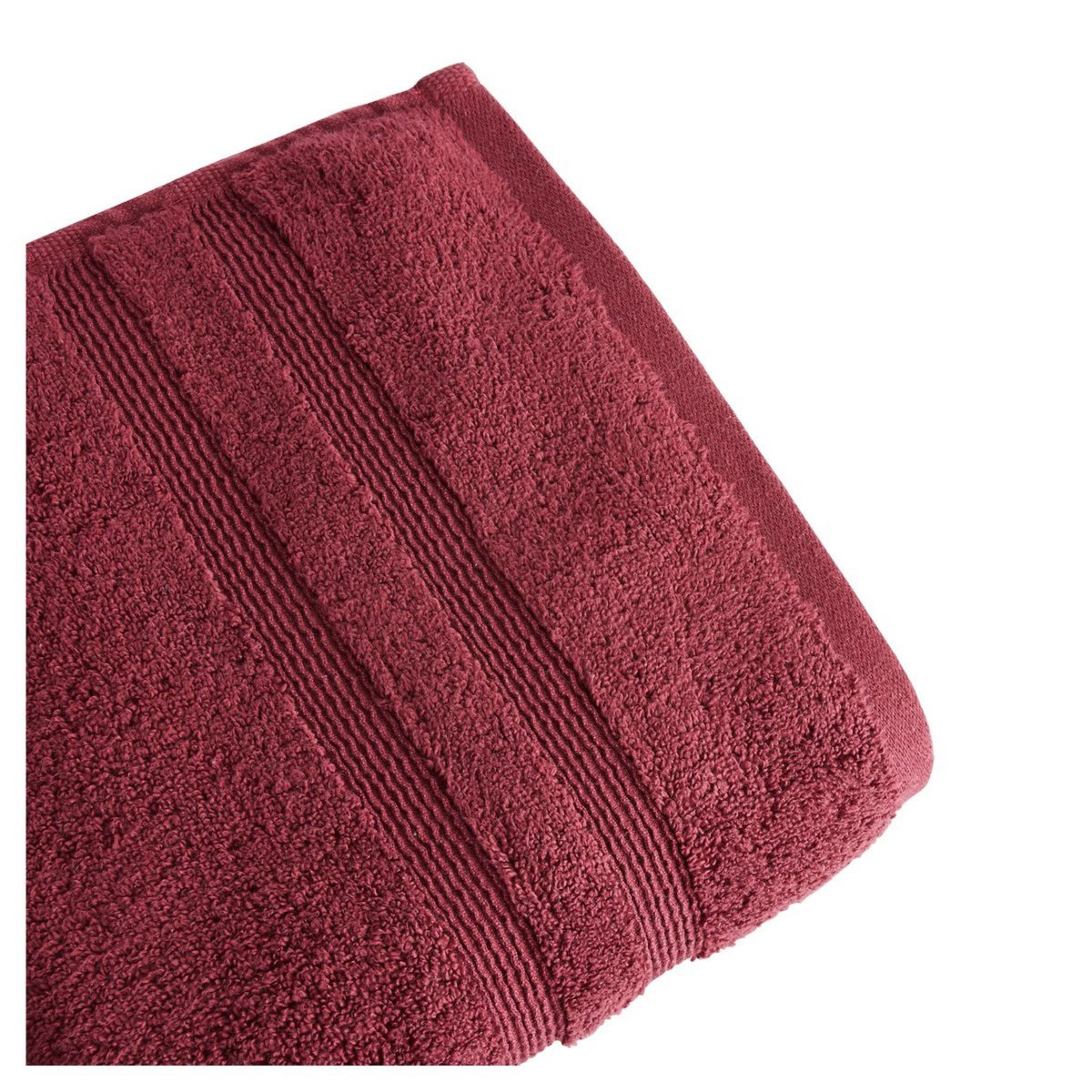 ACTUEL Serviette de toilette unie en coton 500gsm EXTRA FINE