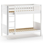 Paris Prix Pack - Lit Superposé Enfant & 2 Tiroirs  Scott  Blanc