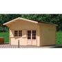 Voir la diapositive 4 : Forest Style Abri de jardin bois - 19,2m² - JASMIN DUPLEX