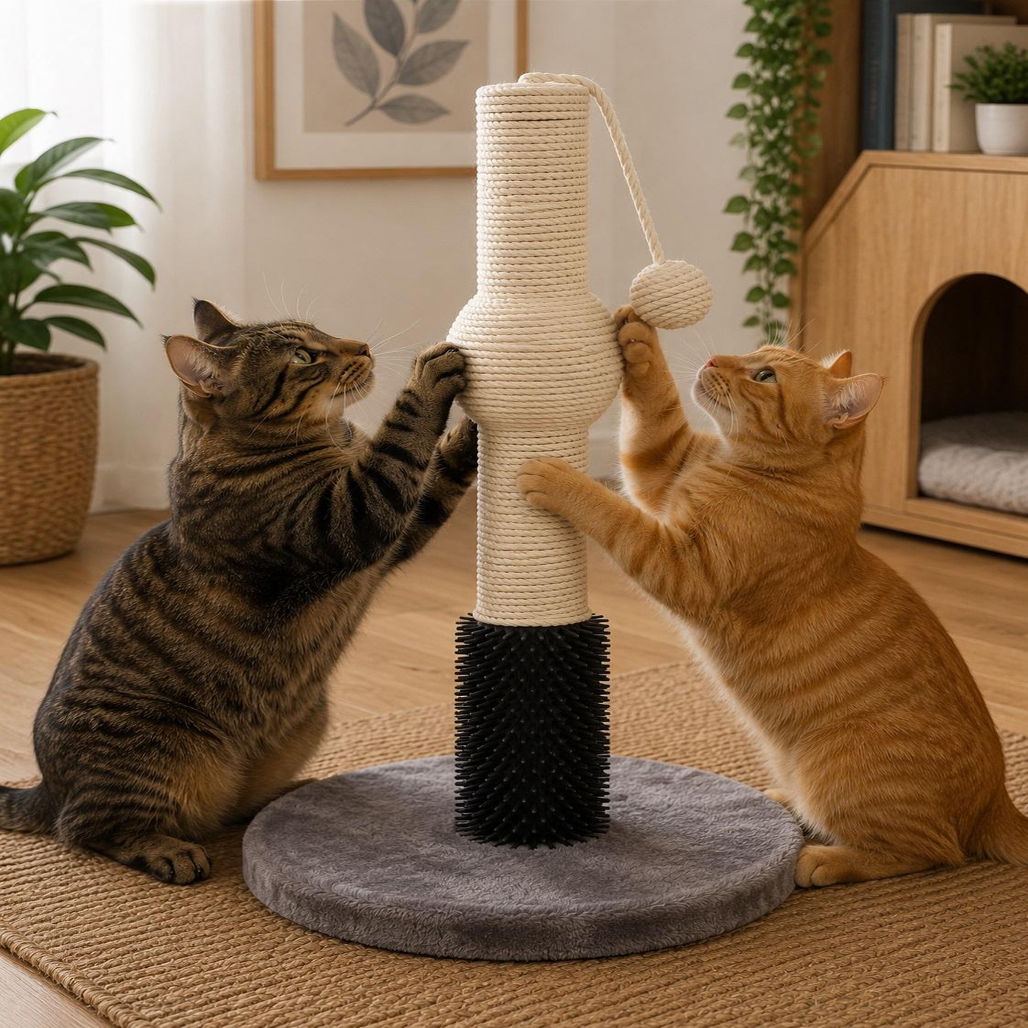 Voir la diapositive 2 : Eden Arbre a chat alize griffoir avec surface de massage 52cm