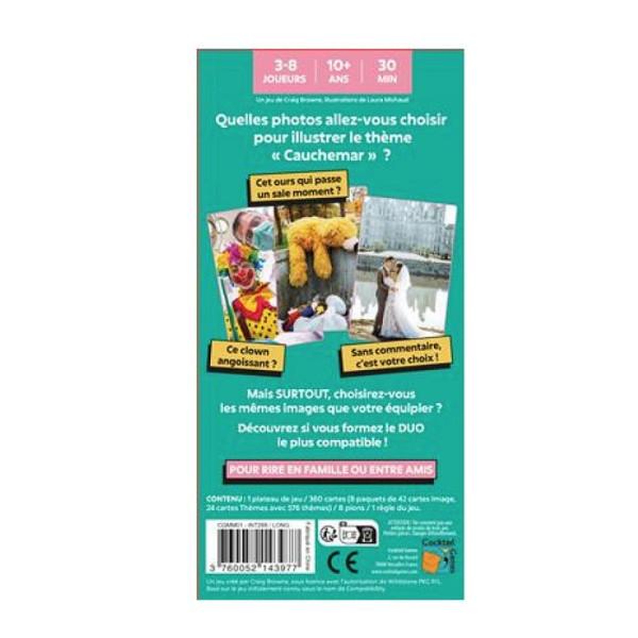 Voir la diapositive 3 : Asmodee Cocktail games - matchy matchy - jeu d'ambiance drôle - party game famille et amis - dès 10 ans - 3 à 8 joueurs - 30 min -