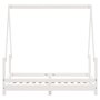 Voir la diapositive 5 : VIDAXL Cadre de lit pour enfant blanc 70x140 cm bois de pin massif