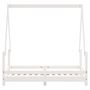 Voir la diapositive 5 : VIDAXL Cadre de lit pour enfant blanc 70x140 cm bois de pin massif