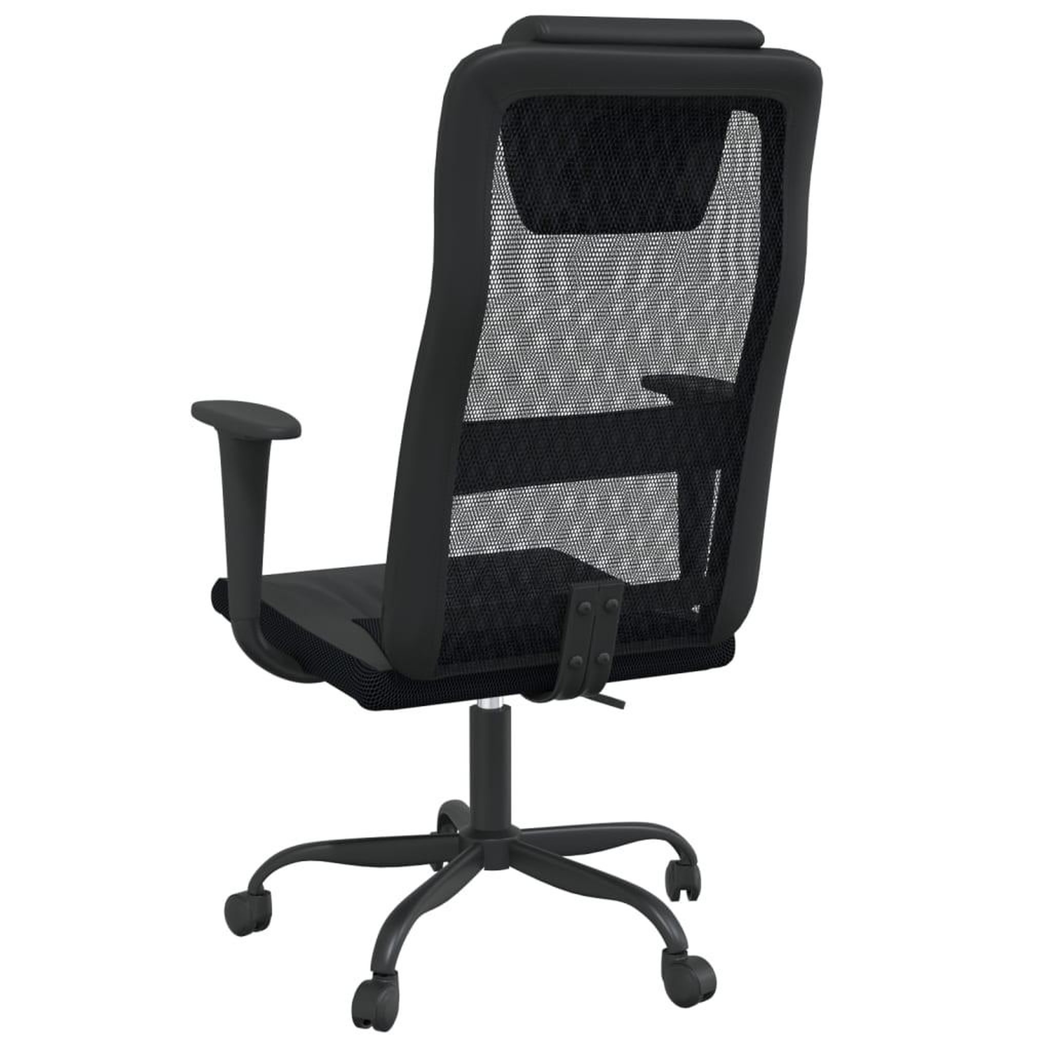 Voir la diapositive 5 : VIDAXL Chaise de bureau reglable en hauteur noir