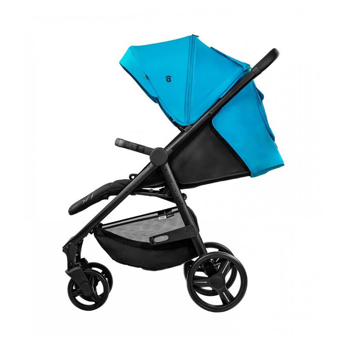 Asalvo Poussette Iconique Bleu - Confort et Praticité pour Bébé