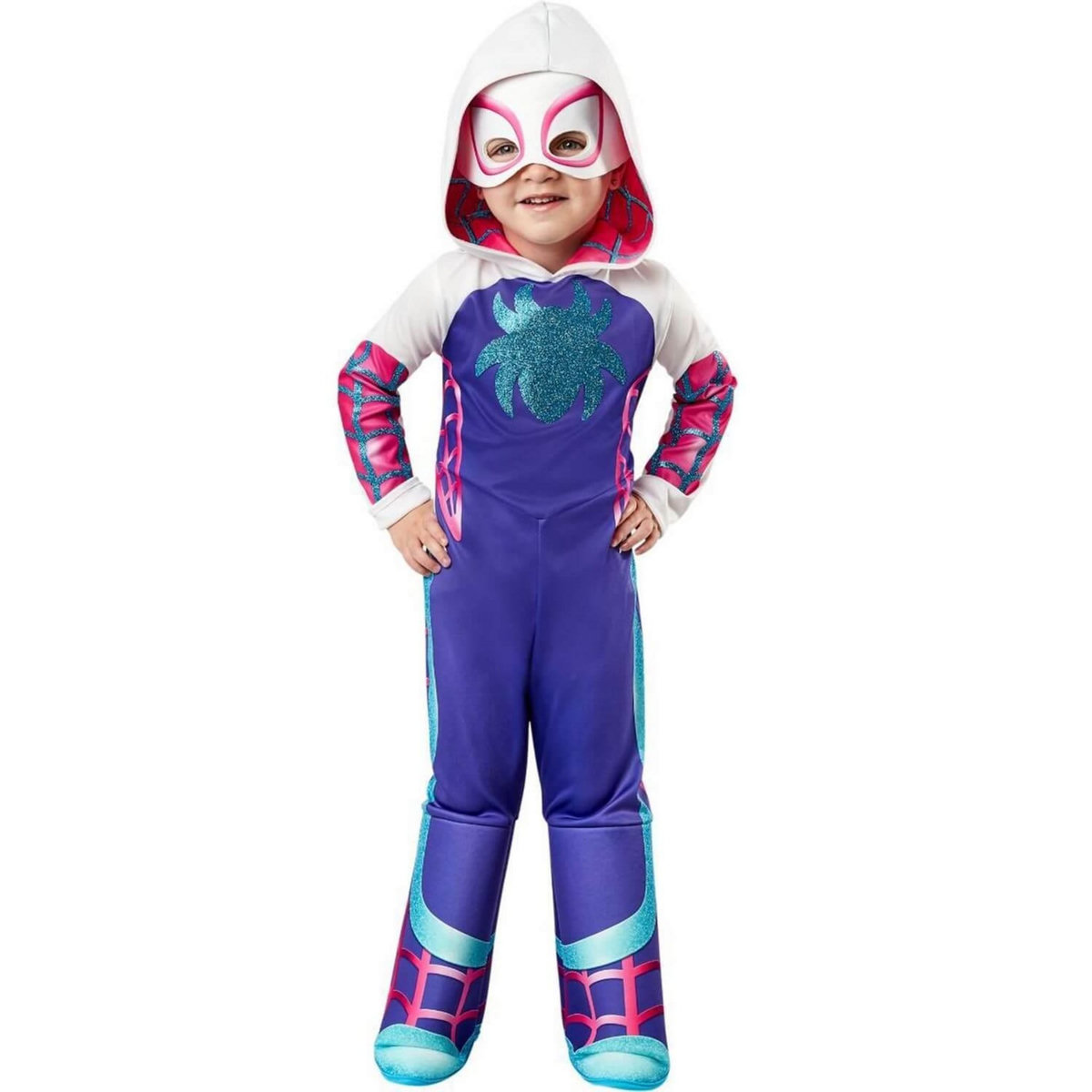 Rubie's Déguisement enfant Ghost Spider - 2/3 ans (86 à 96 cm)