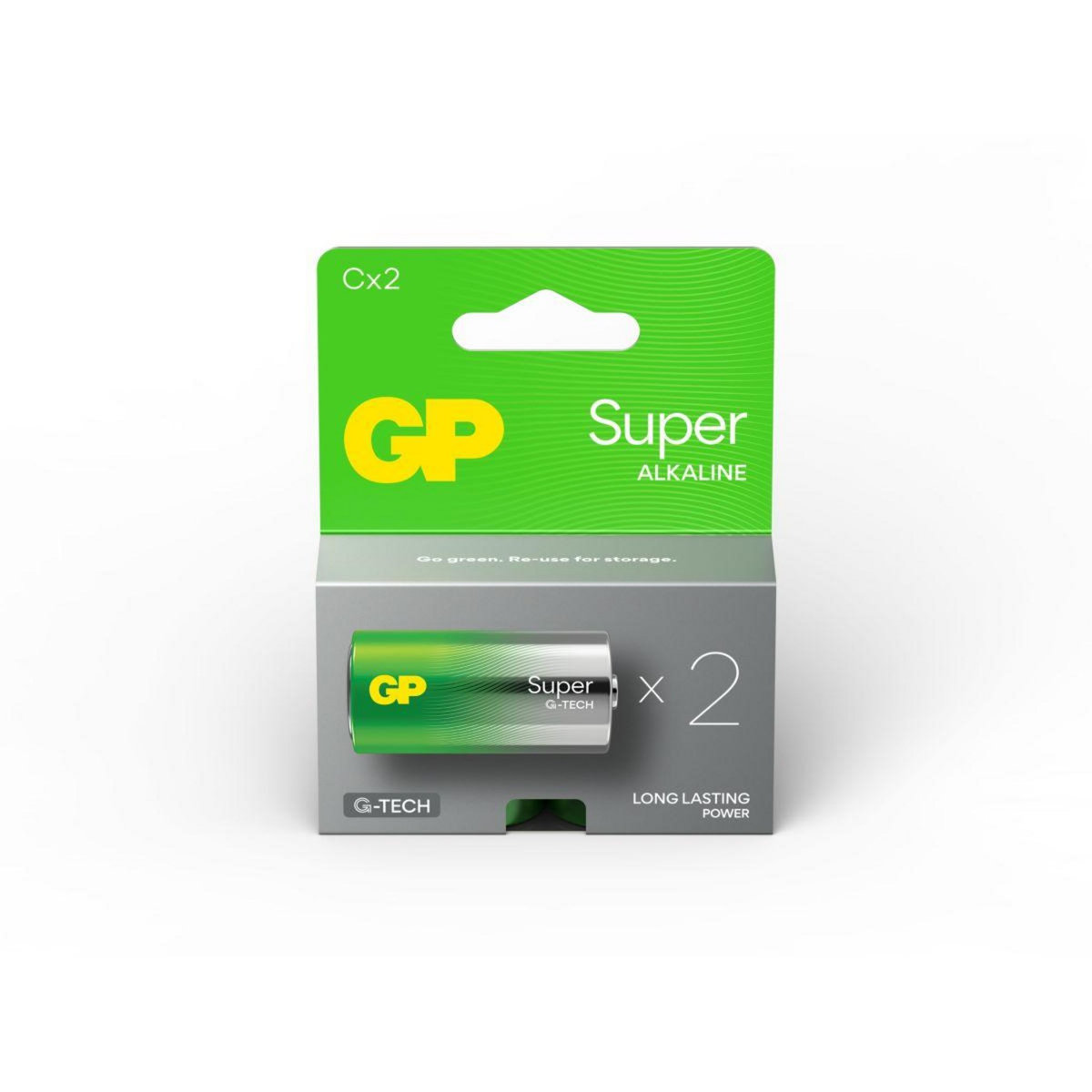 GP BATTERIES Pile SUPER 2 piles C LR14