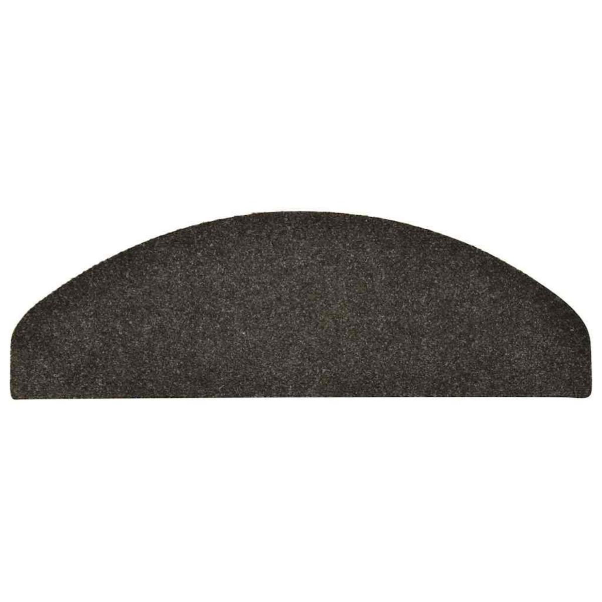 VIDAXL Tapis d'escalier autocollant 30 pcs anthracite 65x21x4 cm