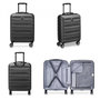 Voir la diapositive 3 : Delsey Valise cabine rigide Air Armour TSA polycarbonate 55cm