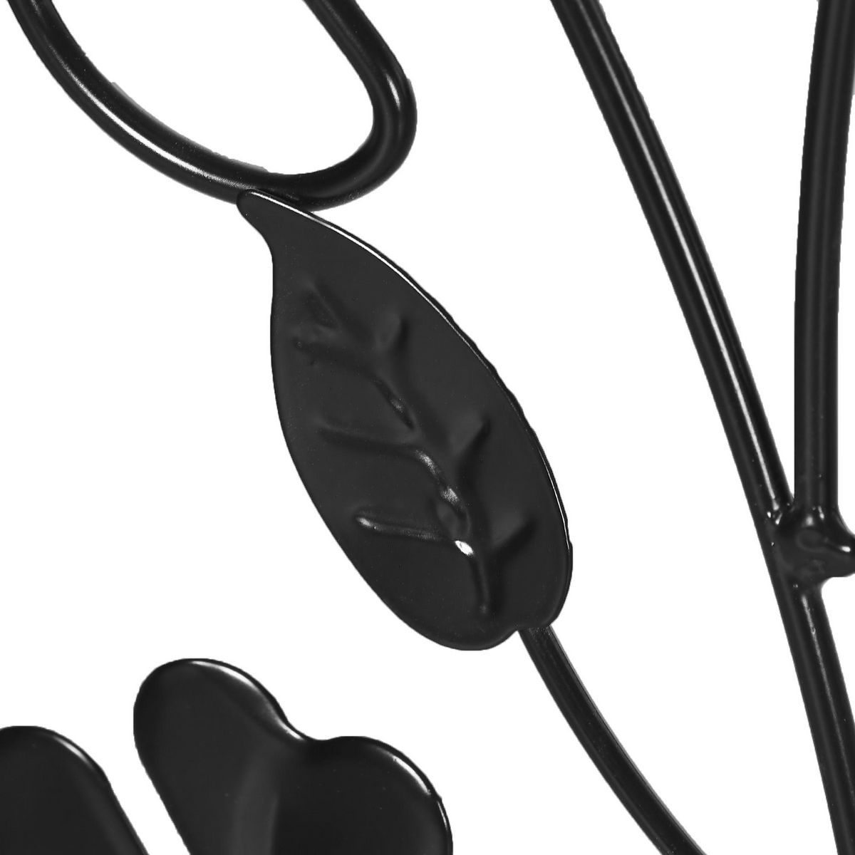 OUTSUNNY Lot de 2 treillis de jardin supports pour plantes grimpantes - dim. 38L x 98H cm - métal époxy noir