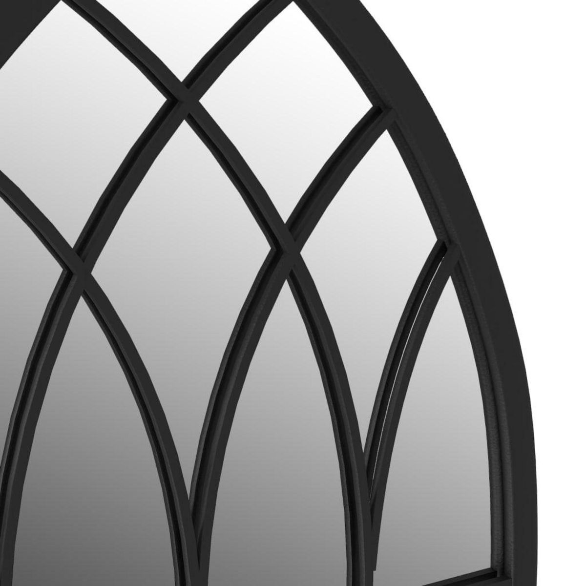 VIDAXL Miroir Noir 70x30 cm Fer pour utilisation a l'interieur