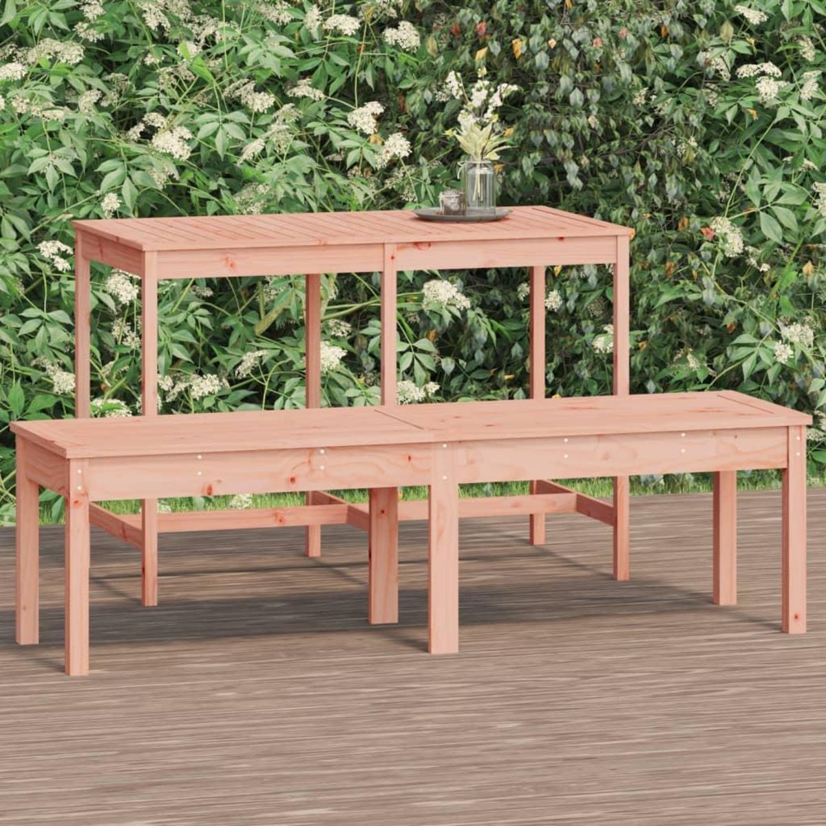 VIDAXL Banc de jardin a 2 places 159,5x44x45 cm bois massif de douglas