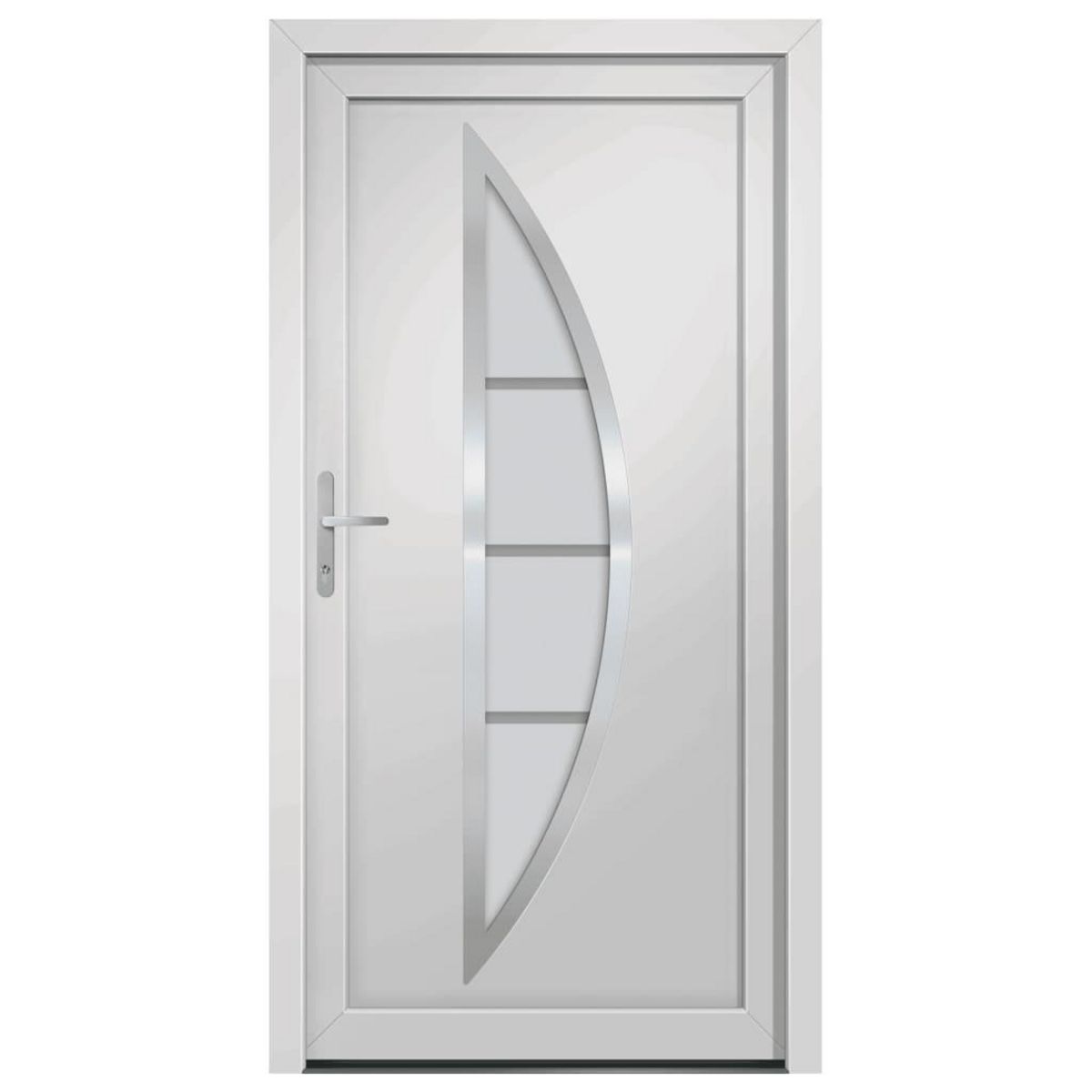 VIDAXL Porte d'entree Blanc 88x200 cm PVC