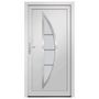 Voir la diapositive 3 : VIDAXL Porte d'entree Blanc 88x200 cm PVC