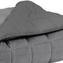 Voir la diapositive 4 : ID MARKET Couverture lestée 150x200 CM CELESTE bicolore gris clair et gris 9 kg