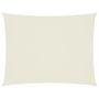 Voir la diapositive 2 : VIDAXL Voile de parasol tissu oxford rectangulaire 3x4 m creme