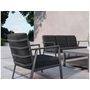 Voir la diapositive 3 : JARDIDECO Salon de jardin Catalina structure aluminium - 5 places - Jardideco