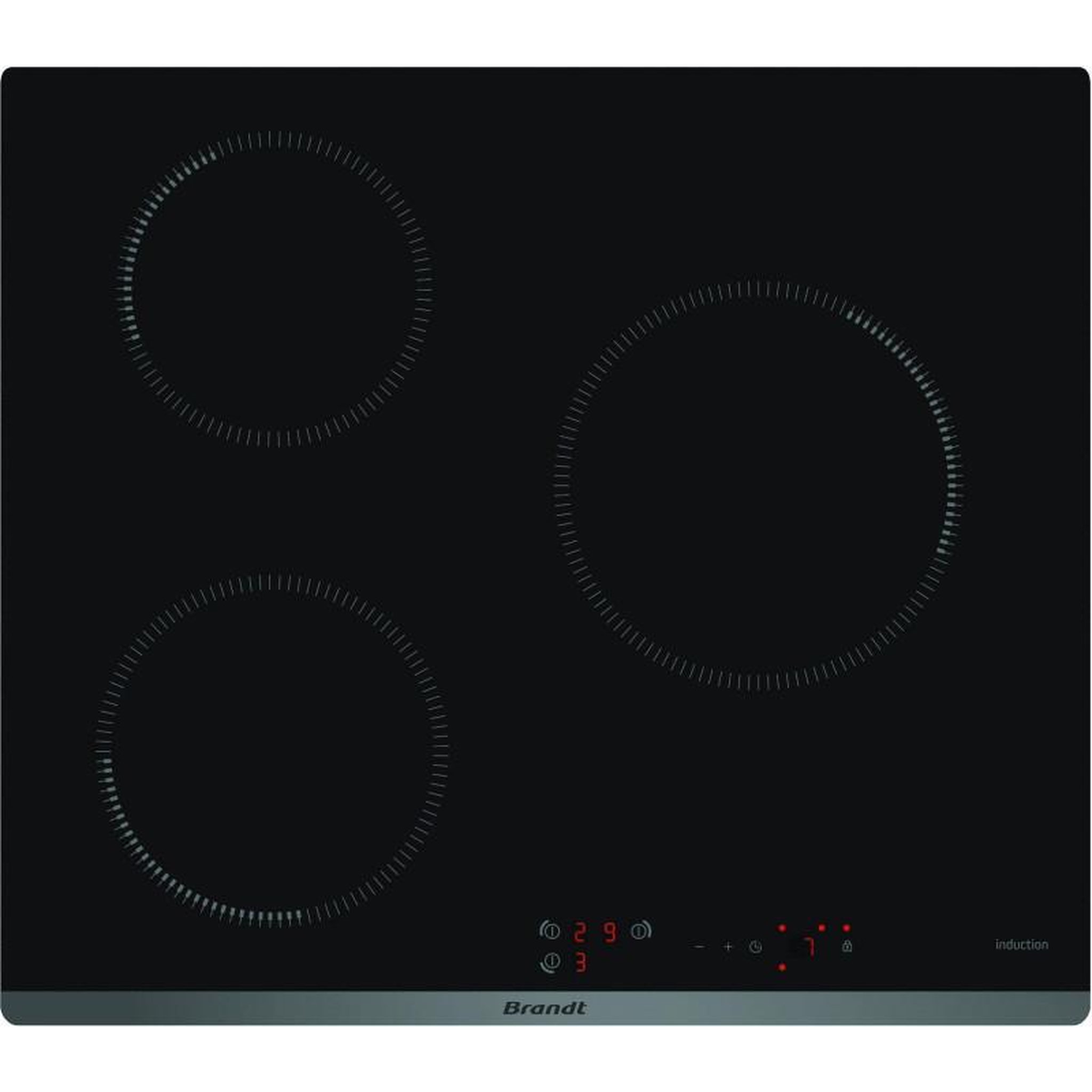 BRANDT Plaque induction BRANDT 6100W 58cm, BPI 6310 B