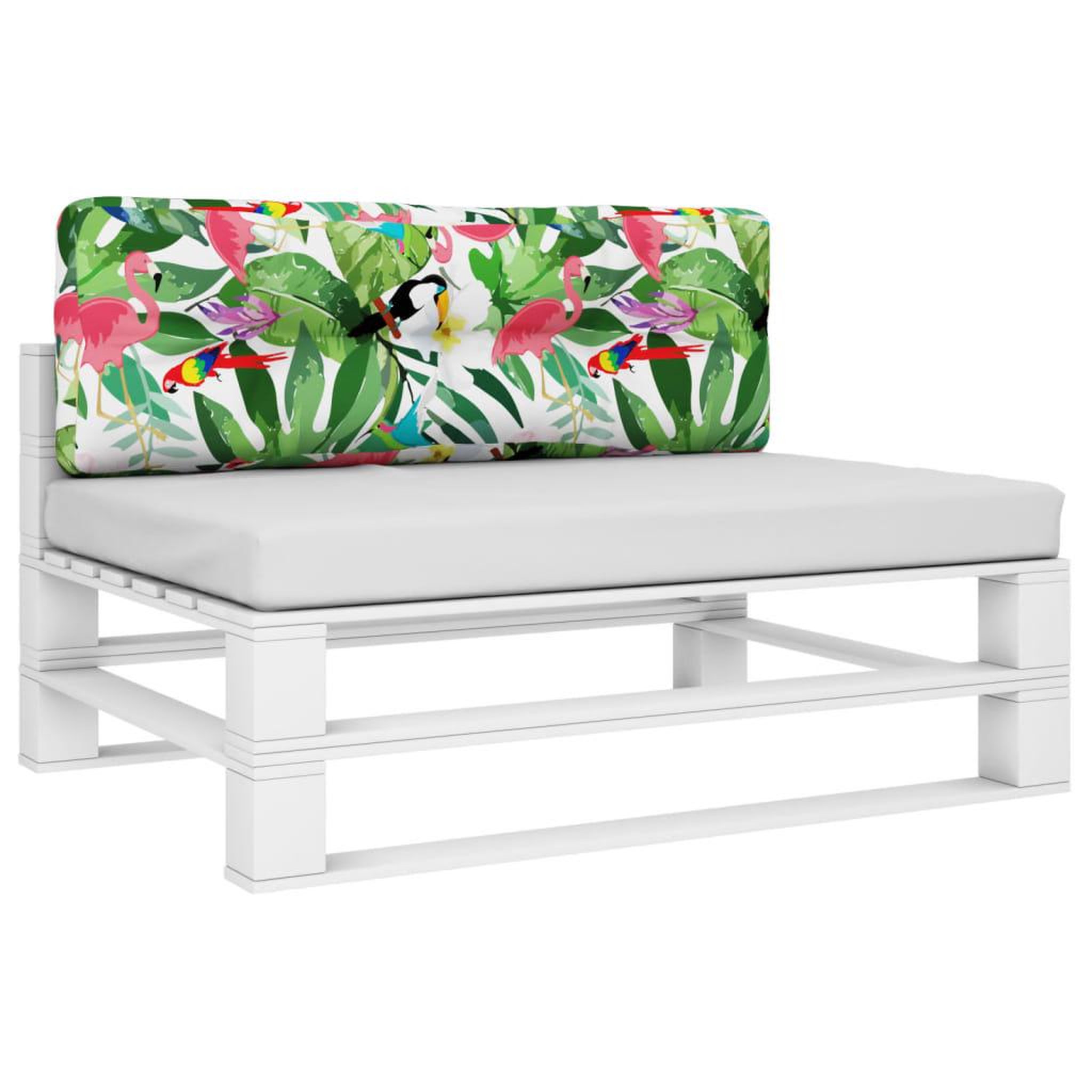 Voir la diapositive 3 : VIDAXL Coussin de palette multicolore 120x40x12 cm tissu