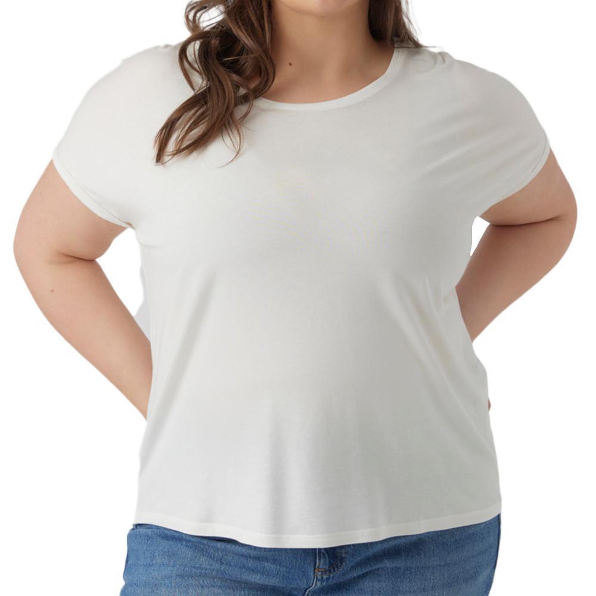 Vero Moda T-shirt Blanc Femme Vero Moda Maya. Coloris disponibles : Blanc