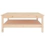 Voir la diapositive 3 : VIDAXL Table basse 100x100x40 cm Bois massif de pin