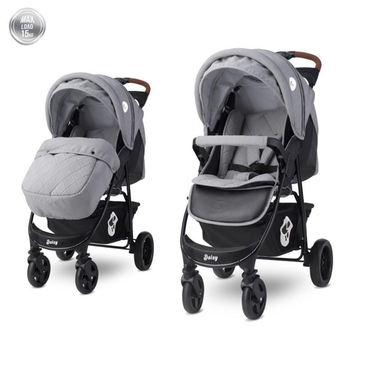 Poussette canne compacte gris 3 à 15kg BEBE CONFORT : la poussette