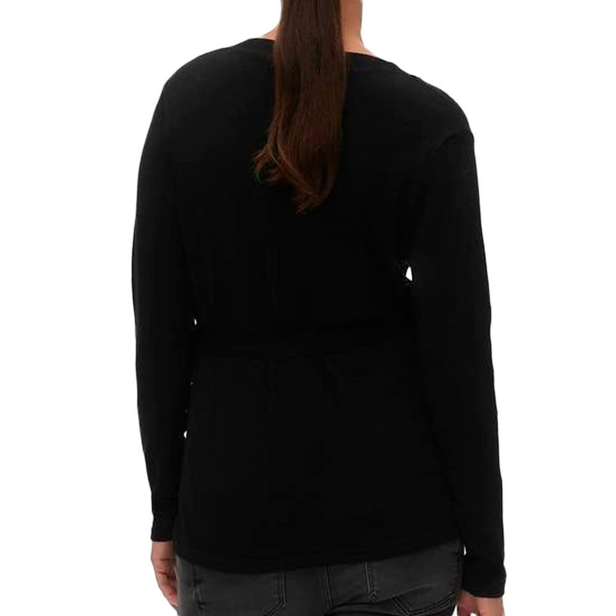 Voir la diapositive 2 : MAMALICIOUS Pull de Grossesse Noir Femme Mamalicious Lena