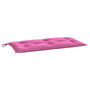 Voir la diapositive 5 : VIDAXL Coussins de banc de jardin lot de 2 rose 100x50x7 cm tissu