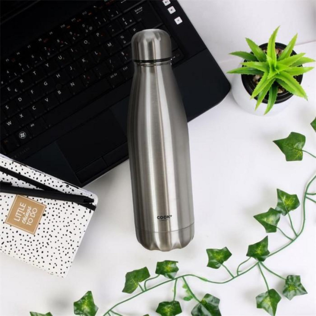 Paris Prix Bouteille de Transport Inox  Isotherme  50cl Argent