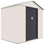 Voir la diapositive 4 : Habitat et Jardin Abri de jardin métal  Nebraska  - 5,29 m2 (4,83 m2 au sol) - Beige