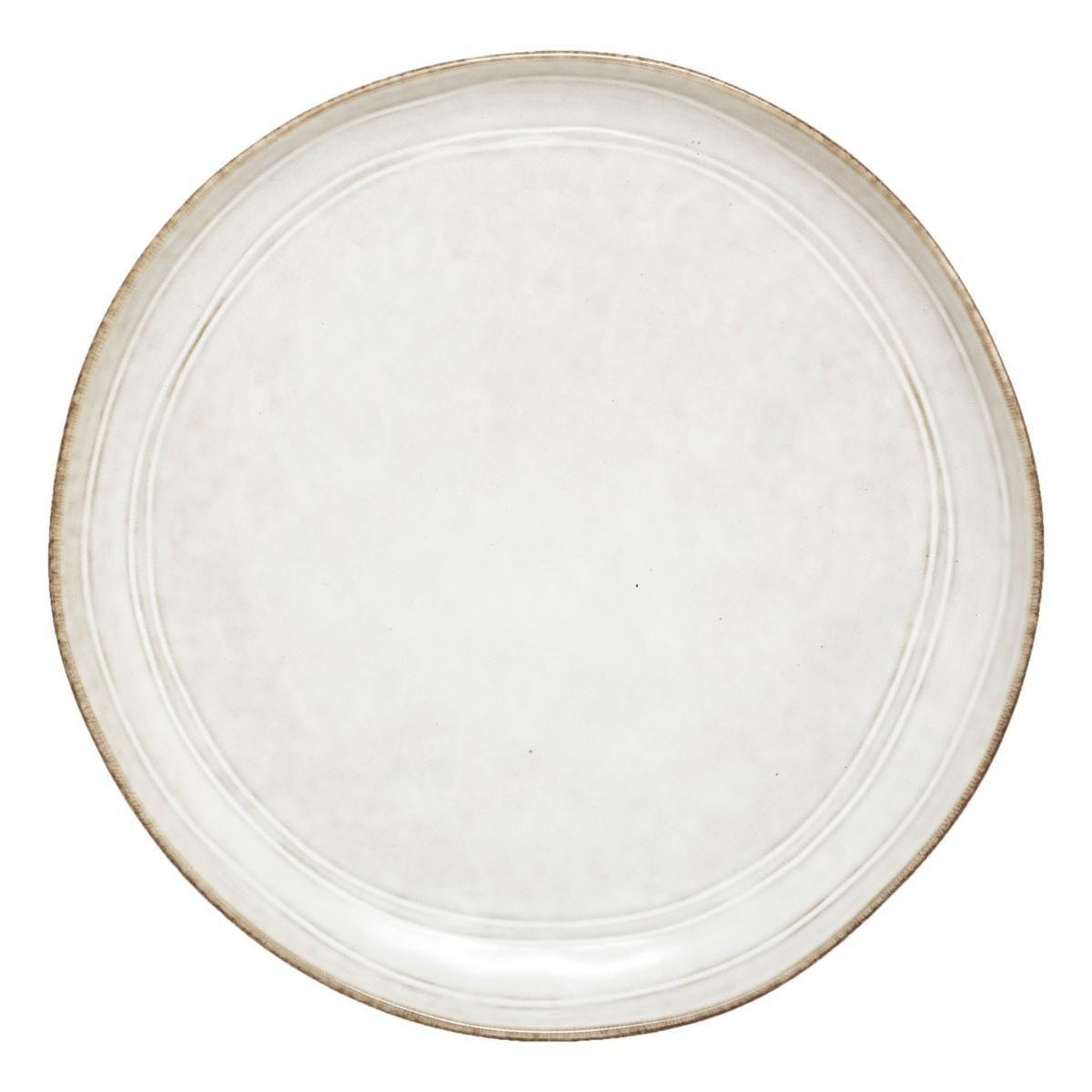 Voir la diapositive 1 : SECRET DE GOURMET Lot de 6 assiettes à dessert  flower  21cm gris
