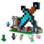 Voir la diapositive 3 : LEGO Minecraft 21244 L'avant poste de l'épée, Jouet de Construction, avec Figurines Creeper, Guerrier Gardien et Squelette,