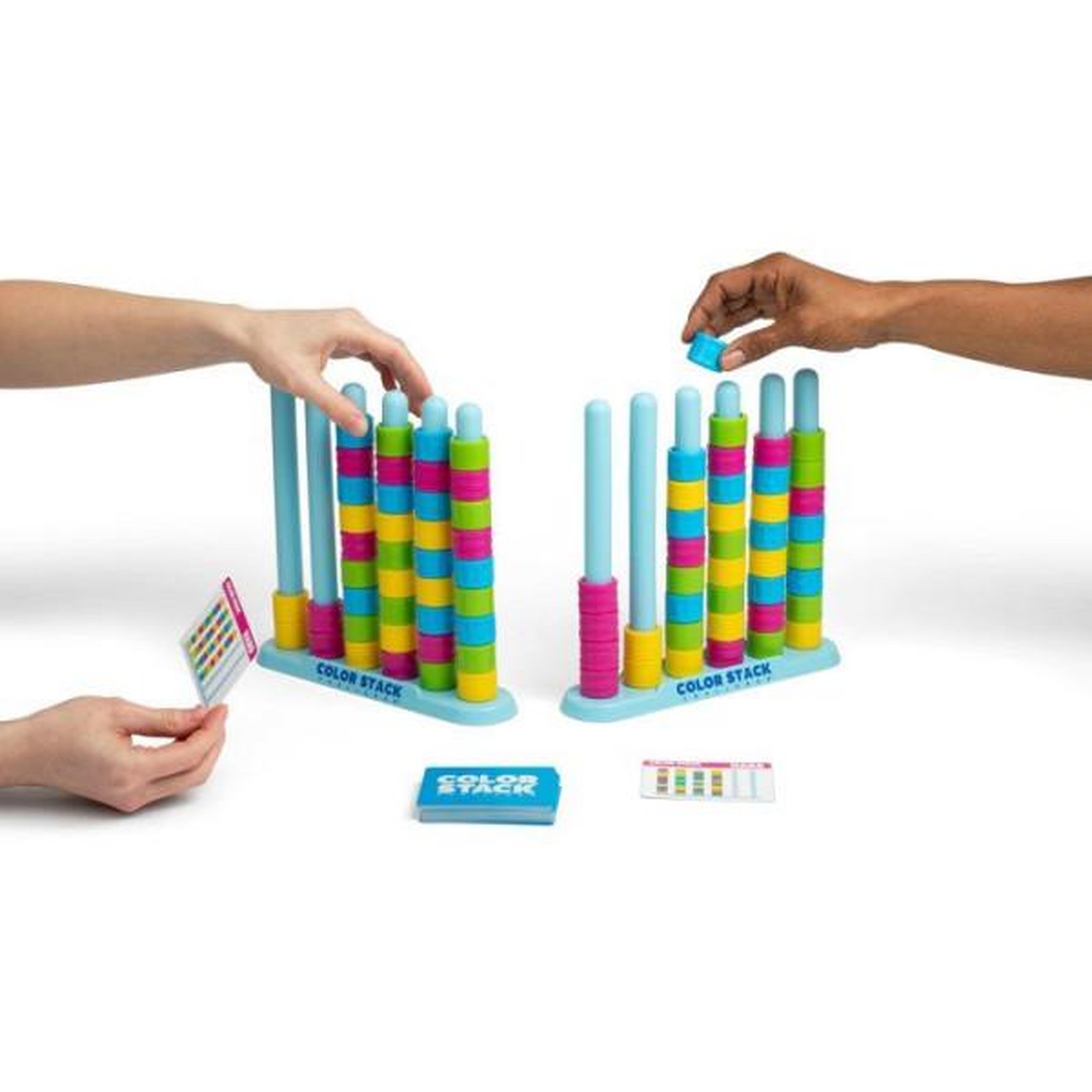 Voir la diapositive 6 : N/A Jeu de réflexion - Color Stack - Défis de rapidité - Mode solo et duel - Des 6 ans