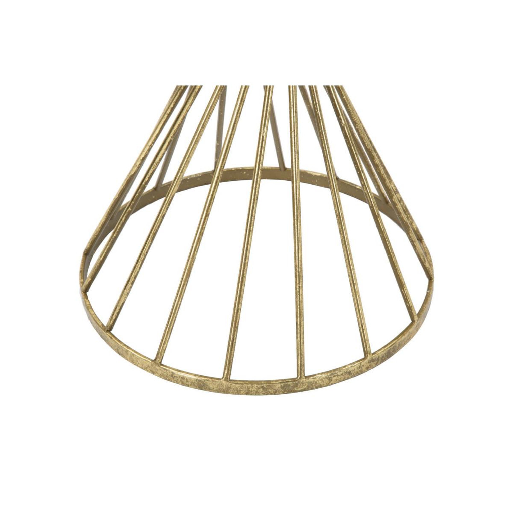 Voir la diapositive 6 : Paris Prix Table d'Appoint Design  Hypnose  70cm Or
