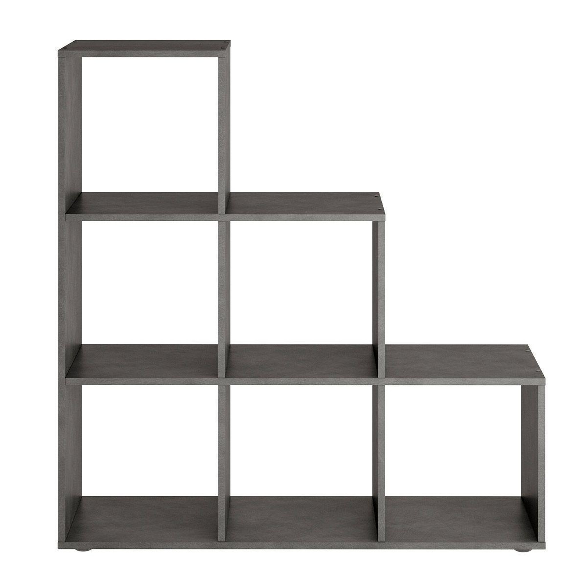 Voir la diapositive 3 : Paris Prix Étagère 6 cases design  gaman  108cm gris foncé