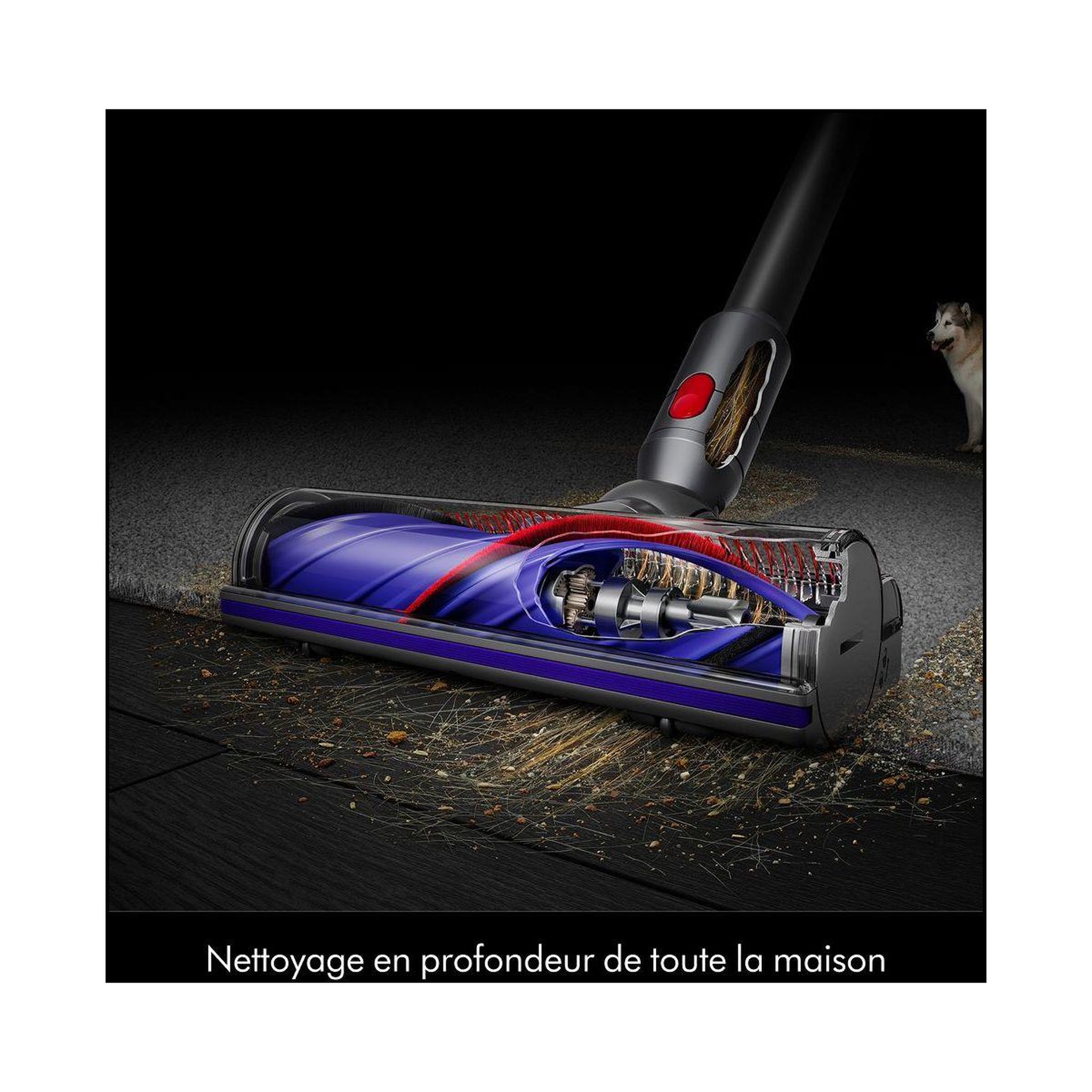 Voir la diapositive 5 : Dyson Aspirateur balai v10	cyclone submarine