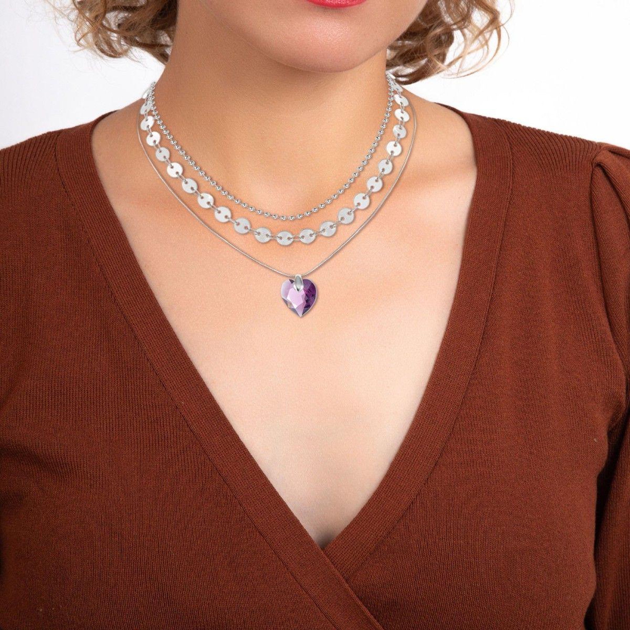 Voir la diapositive 2 : SC CRYSTAL Set de 3 colliers par SC Crystal®