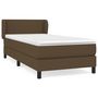 Voir la diapositive 2 : VIDAXL Sommier a lattes de lit avec matelas Marron fonce 80x200 cm
