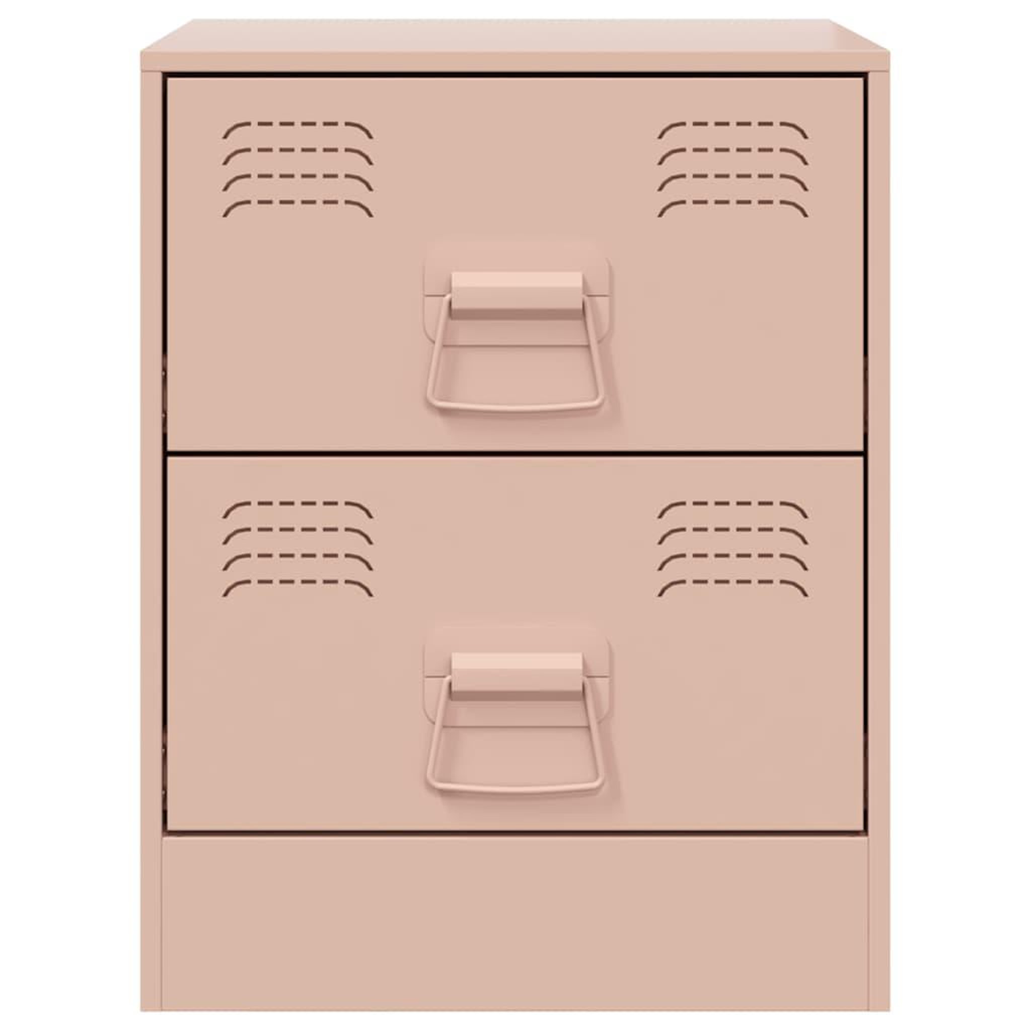 Voir la diapositive 5 : VIDAXL Tables de chevet 2 pcs rose 34,5x39x44 cm acier