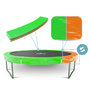 Voir la diapositive 2 : JUMP4FUN Coussin de protection des ressorts pour Trampoline, réversible orange / vert pomme : ø 12Ft