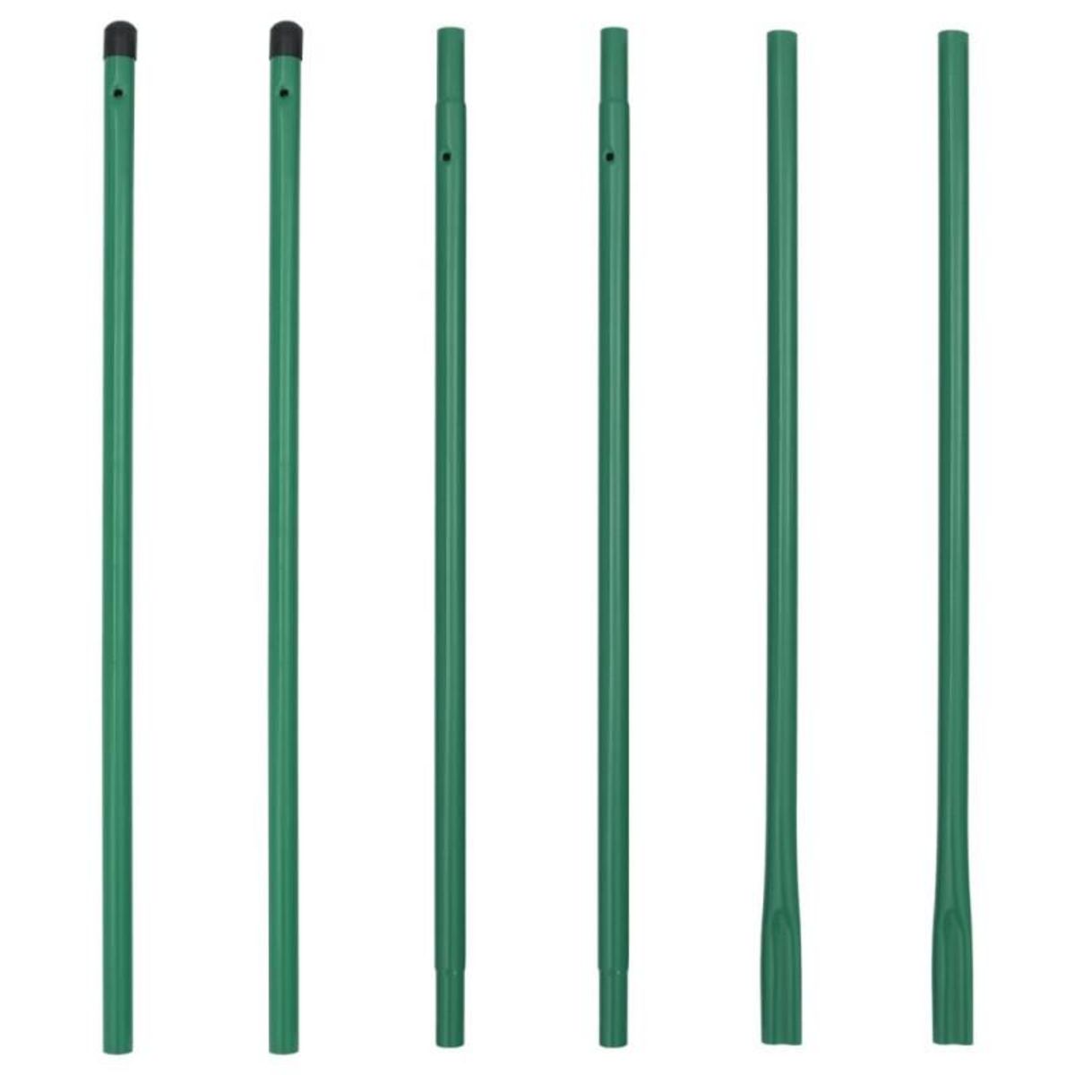 VIDAXL Set de badminton avec 4 raquettes et filet 620x151 cm