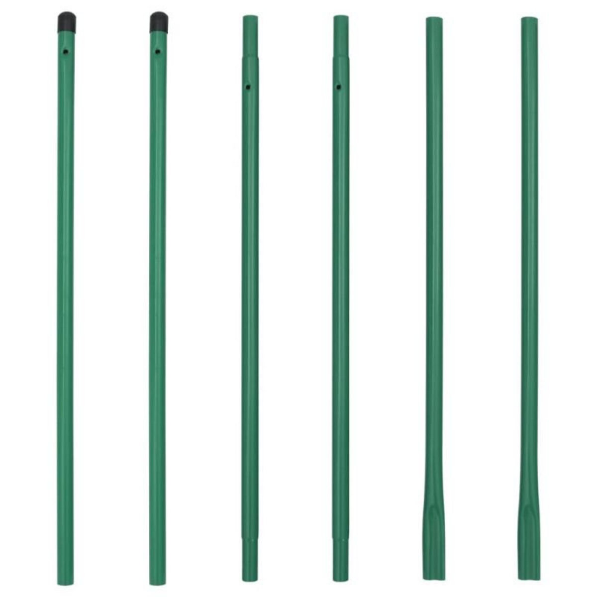 VIDAXL Set de badminton avec 4 raquettes et filet 620x151 cm