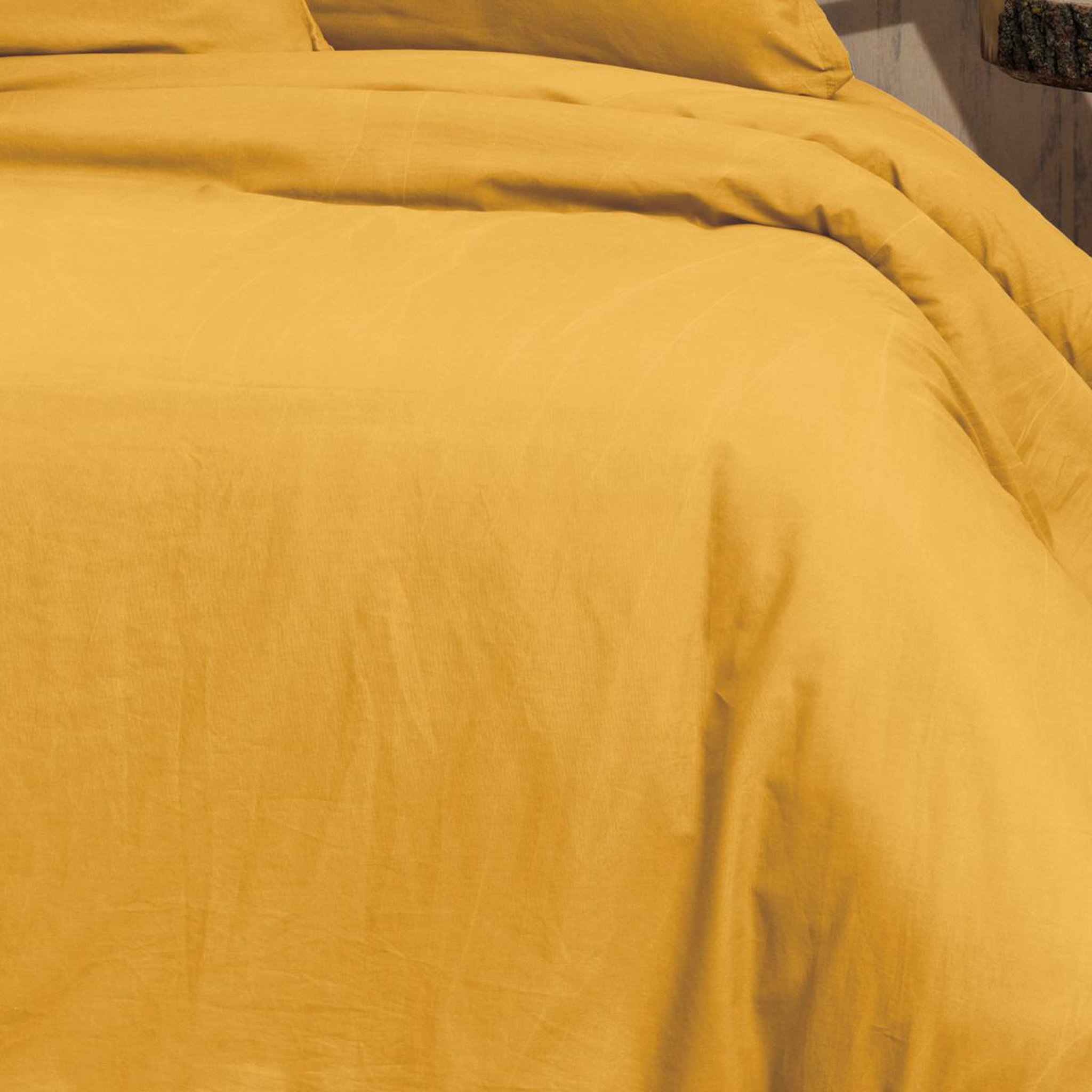 Voir la diapositive 3 : Sensei Maison Housse de couette en percale lavée HOME WASHED
