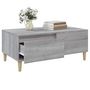 Voir la diapositive 5 : VIDAXL Table basse Sonoma gris 90x50x36,5 cm Bois d'ingenierie