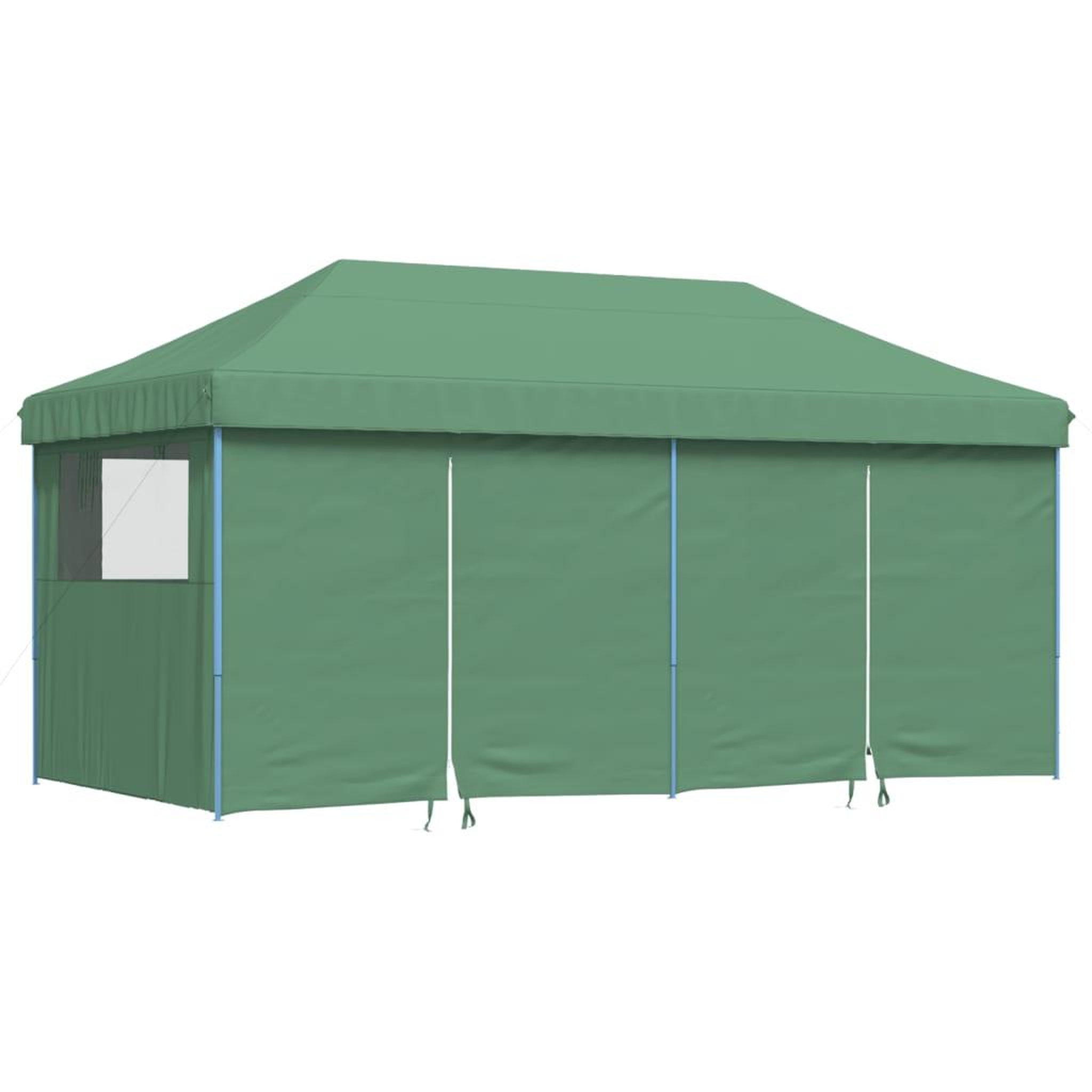 Voir la diapositive 2 : VIDAXL Tente de reception pliable escamotable 4 parois laterales vert