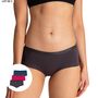 Voir la diapositive 2 : Athena Lot de 3 boxers femme Ecopack Basic