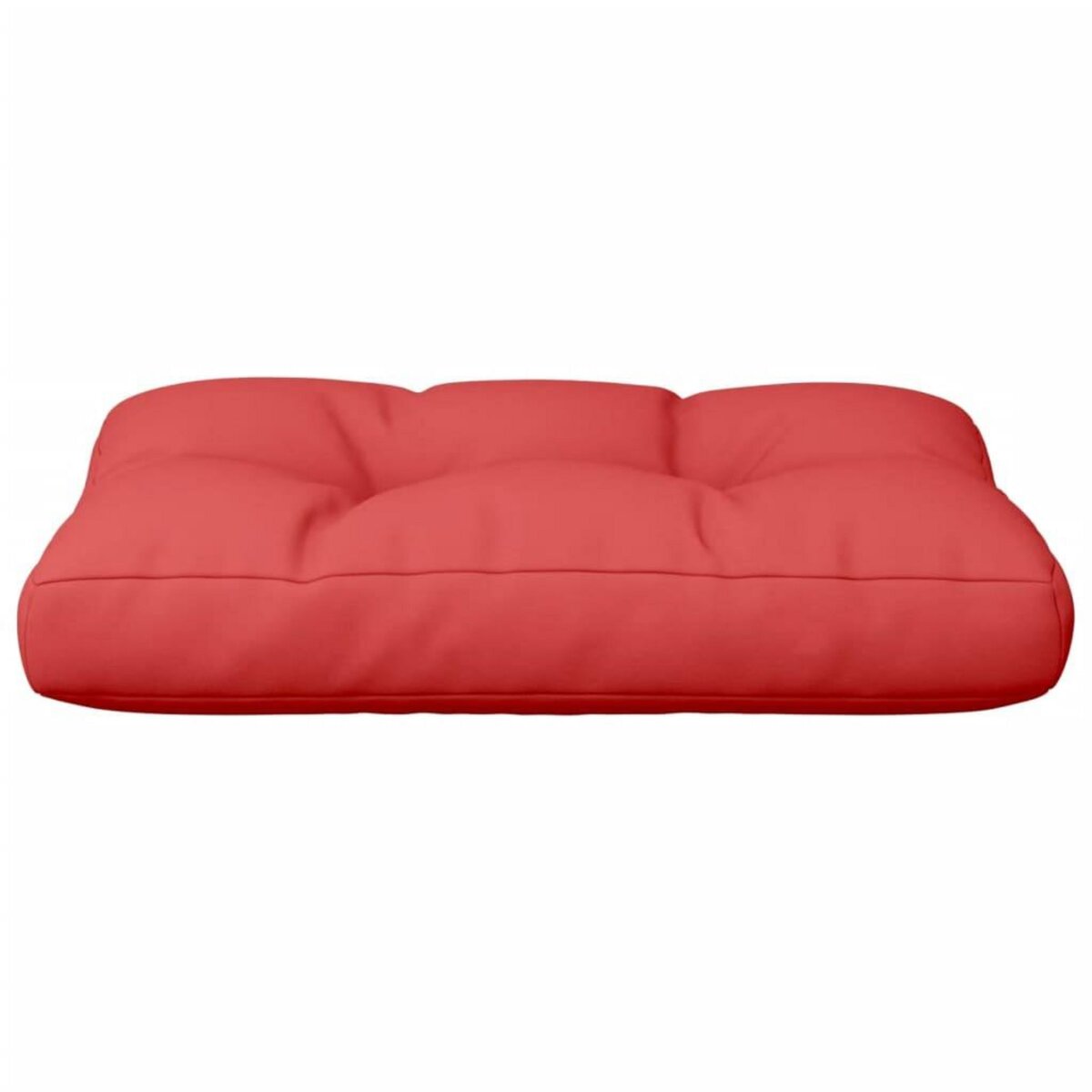 VIDAXL Coussin de palette rouge 50x40x12 cm tissu