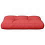 Voir la diapositive 5 : VIDAXL Coussin de palette rouge 50x40x12 cm tissu